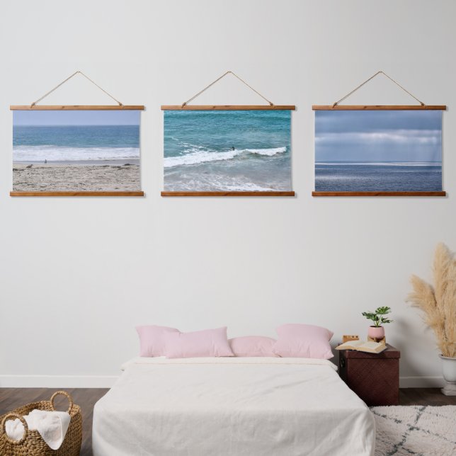 Laguna Beach California Hanging Tapestry (Bedroom)