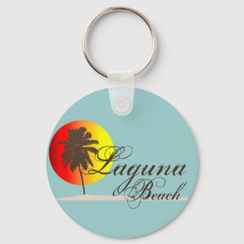 Laguna Beach California Keychain by IslandVintage at Zazzle