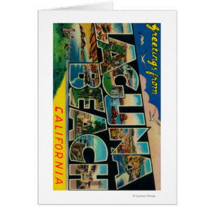 Laguna Beach, California - Large Letter Scenes Cards