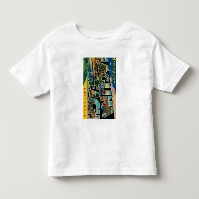 Laguna Beach, California - Large Letter Scenes Toddler T-shirt (Front)
