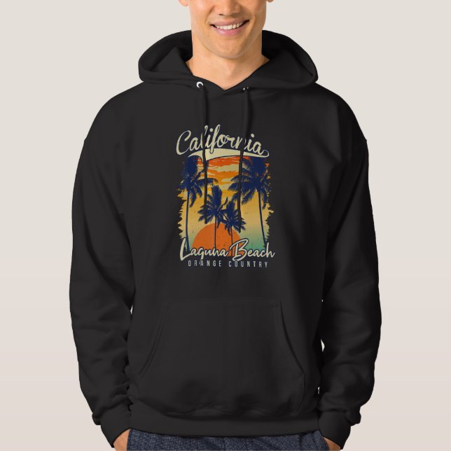 Laguna Beach California Orange County   Laguna Bea Hoodie (Front)