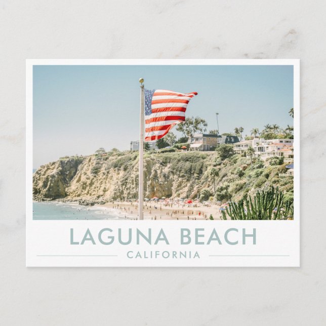 Laguna Beach California Orange County Postcard (Front)