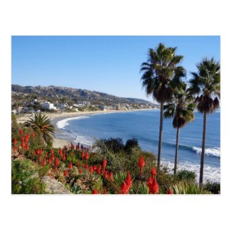 laguna beach california postcard