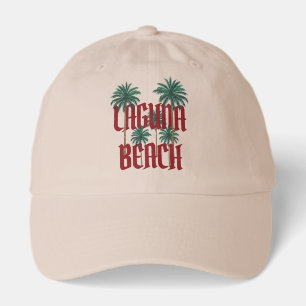 Laguna Beach California Surf Palms Graphic T-Shirt Hat