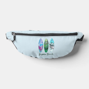 Laguna Beach California Surfboards Fanny Pack