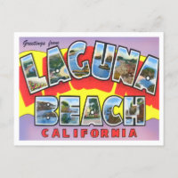 Laguna Beach, California Vintage Big Letters