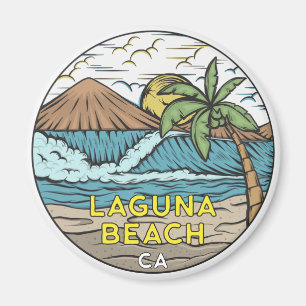 Laguna Beach California Vintage Magnet