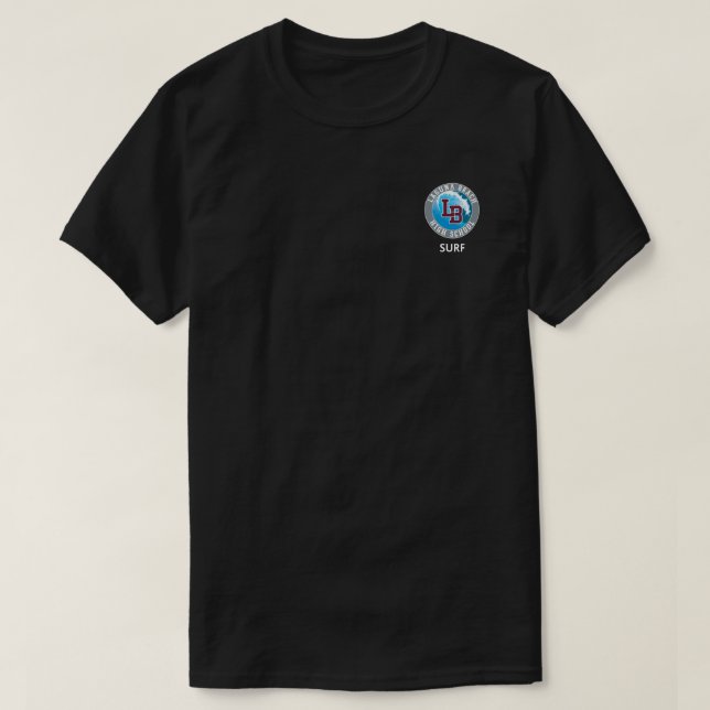Laguna Beach High School Surf Team T-Shirt (Design Front)