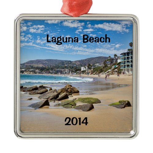 Laguna Beach Holiday Metal Ornament