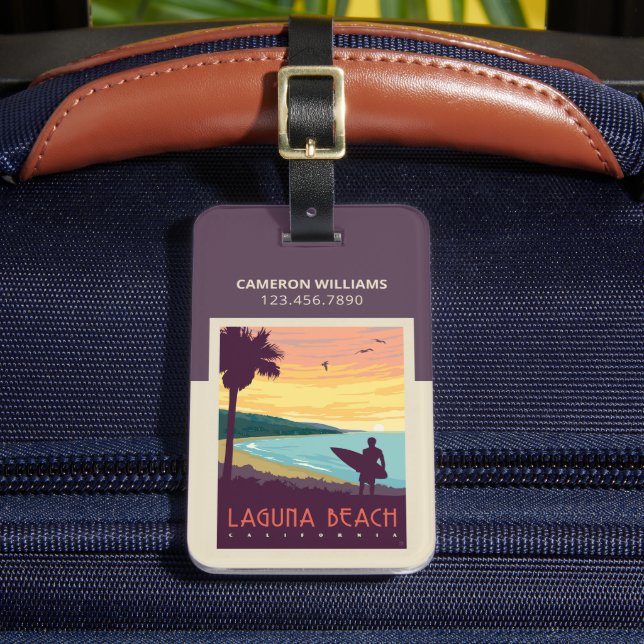 Laguna Beach | Laguna Beach Luggage Tag (Front Insitu 2)