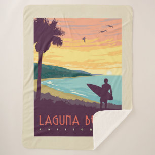 Laguna Beach Laguna Beach Sherpa Blanket