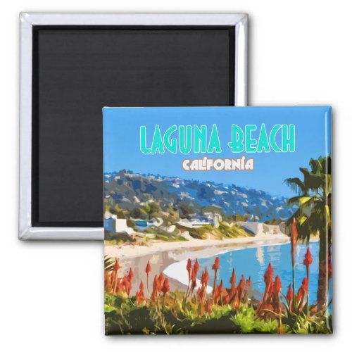 Laguna Beach Orange County California Vintage Magnet