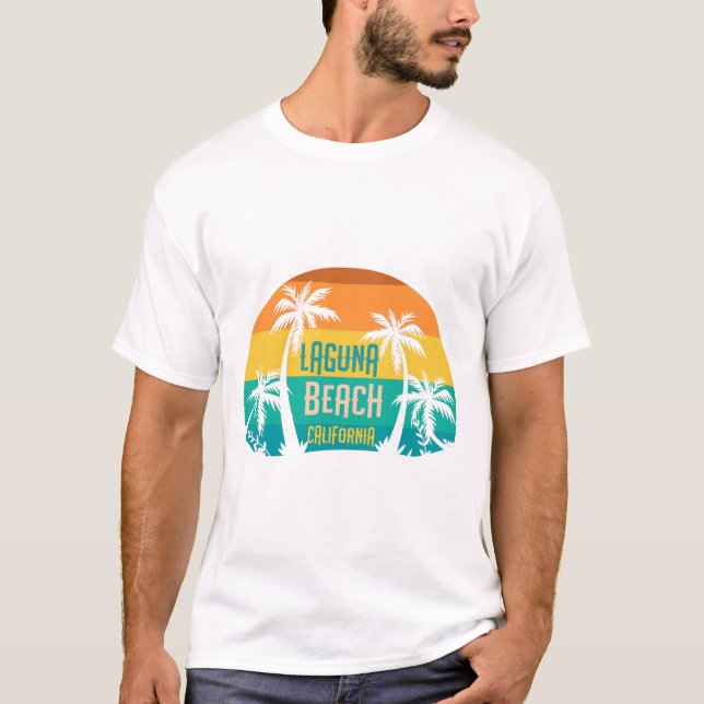 Laguna Beach Retro T-Shirt (Front)