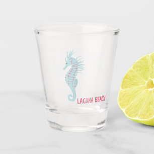 Laguna beach shot glass