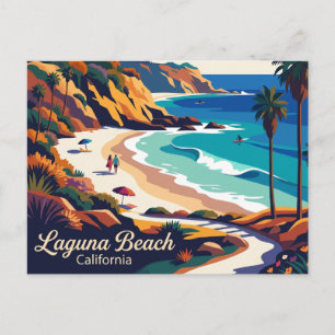 Laguna Beach USA Postcard