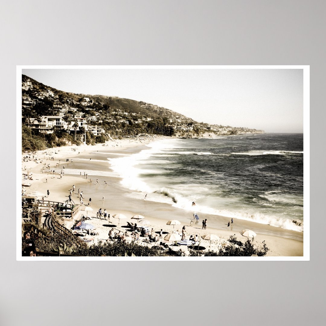 Laguna Beach Vintage Poster Zazzle
