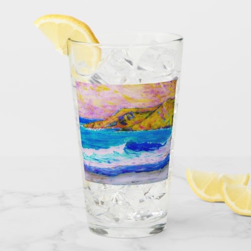 Laguna Beach Wave Splash Glass