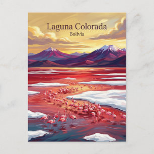Laguna Colorada Bolivia Postcard