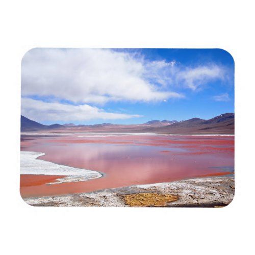 Laguna Colorada in Bolivia magnet rectangle