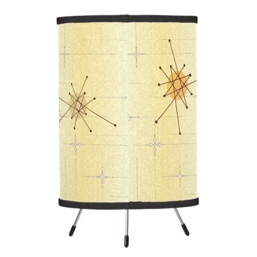 Laguna Moderne Amber Tripod Lamp (Back)