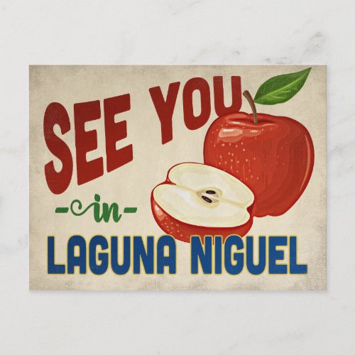 Laguna Niguel California Apple _ Vintage Travel Postcard