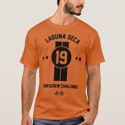 Laguna Seca Black T_Shirt