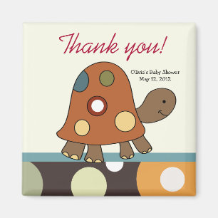 Laguna Turtle Baby Shower Favor Magnet