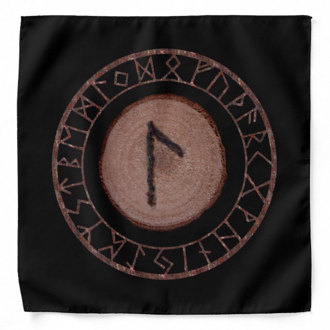Laguz Elder Futhark rune Bandana (Front)