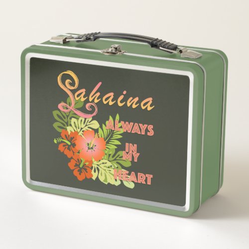 Lahaina Always in my Heart 2 Lunch Box
