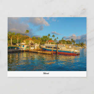 Lahaina Harbor Postcard