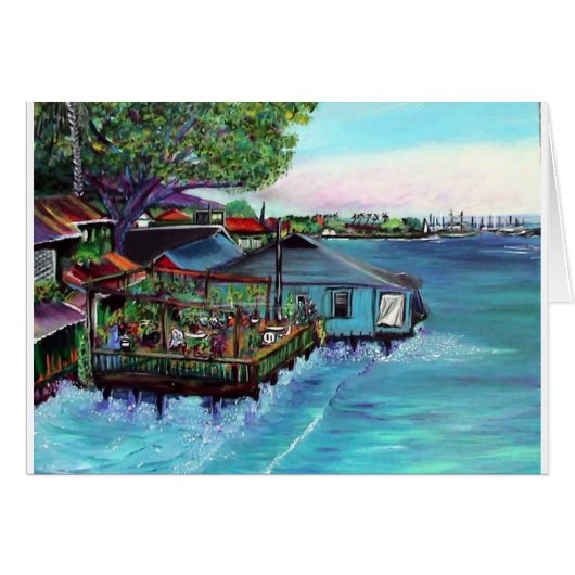 Lahaina Maui~ Fish company painting (Front Horizontal)