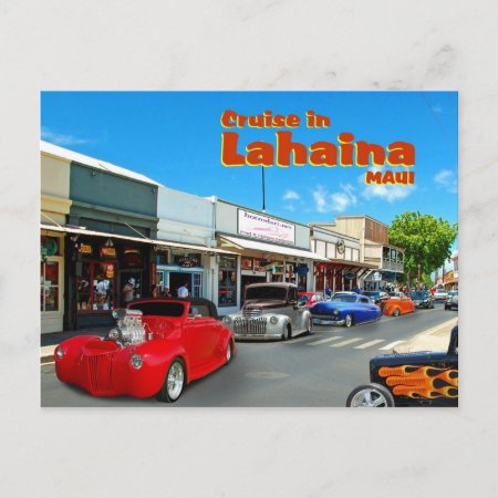 Lahaina Maui Postcard