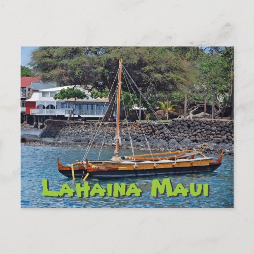 Lahaina  Maui Postcard