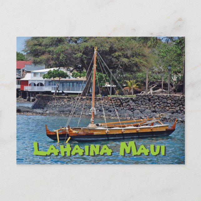 Lahaina  Maui Postcard (Front)
