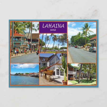 Lahaina Maui Postcard