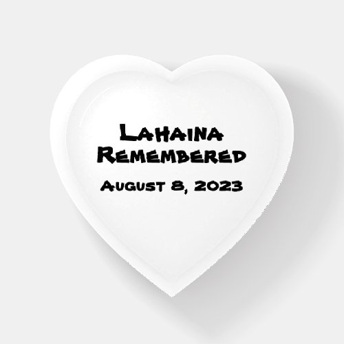 Lahaina Remembered Paperweight