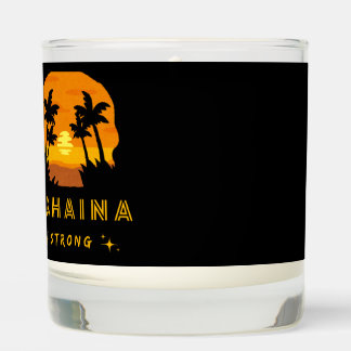 Lahaina Strong Maui Hawaii Tropical Sunset Retro Scented Candle