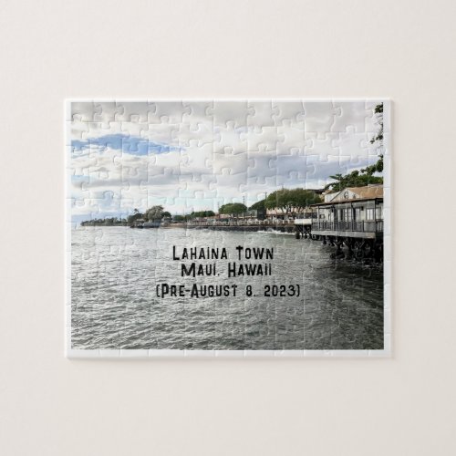 Lahaina Town Maui Hawaii Pre_August 8 2023 Jigsaw Puzzle