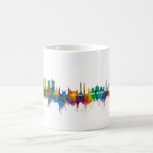 Lahore Pakistan Skyline Coffee Mug