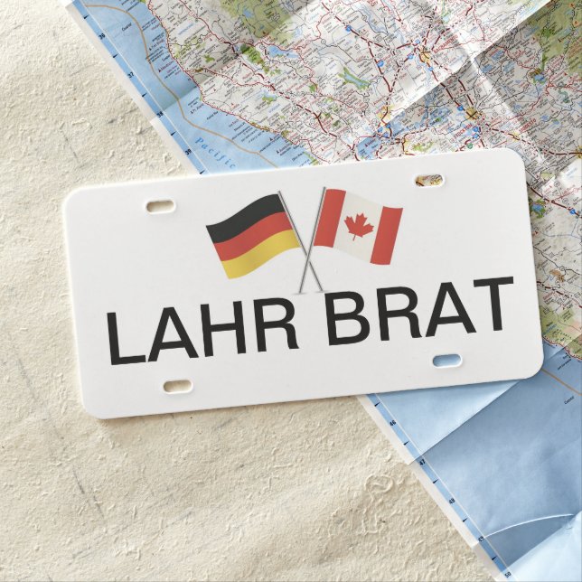 Lahr Brat Licence Plate (In Situ)