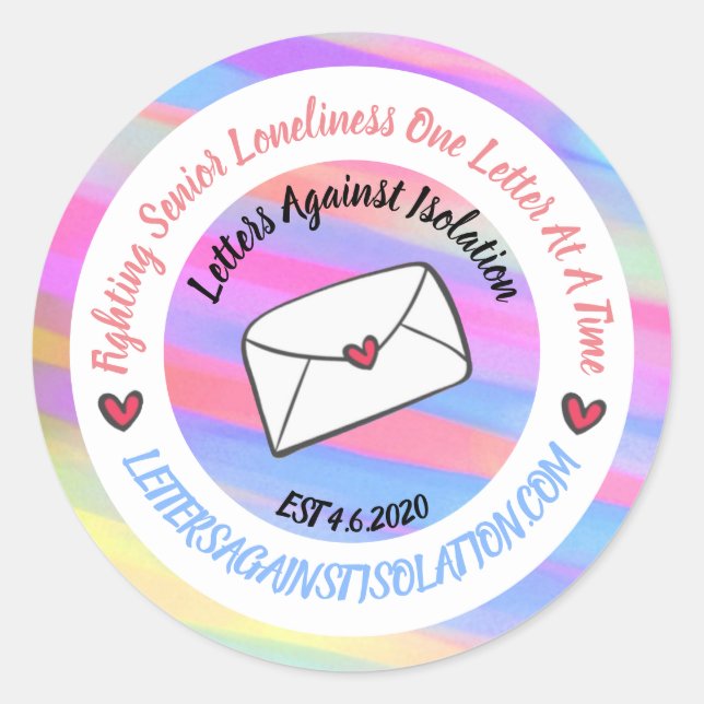 LAI Anniversary Logo Classic Round Sticker (Front)