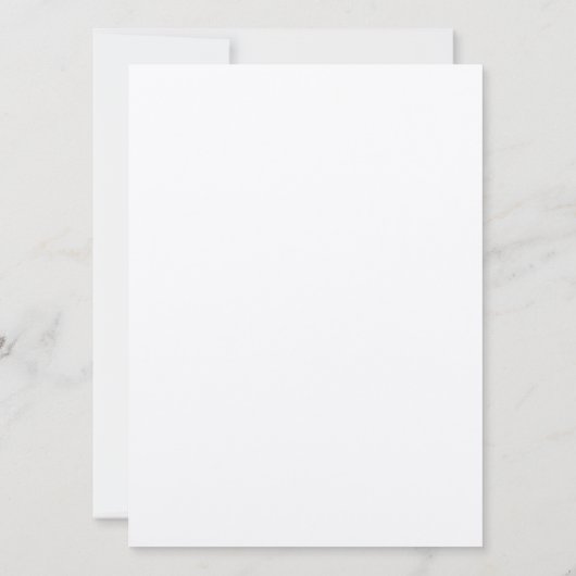 Laid 5.5" x 7.5", Standard white envelopes include (Back)