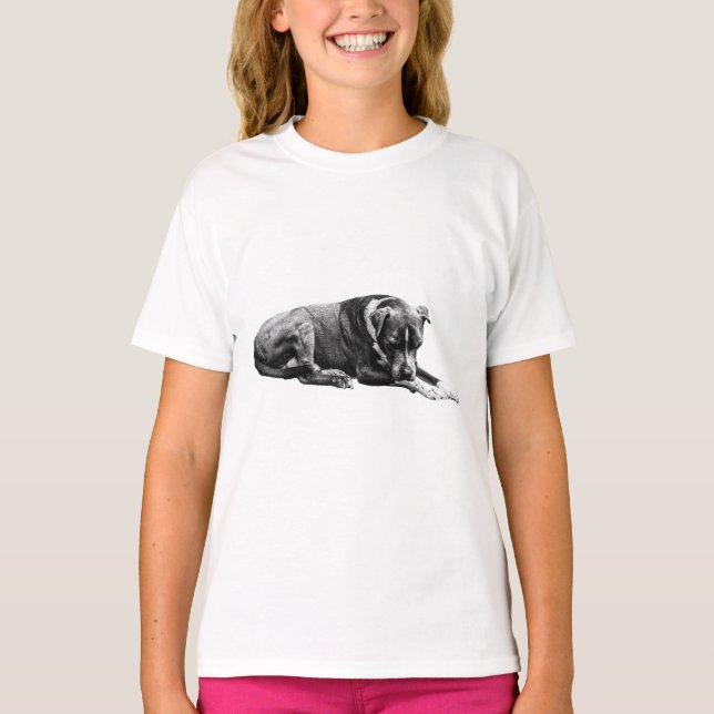 Laid-Back Dog Tee (Front)
