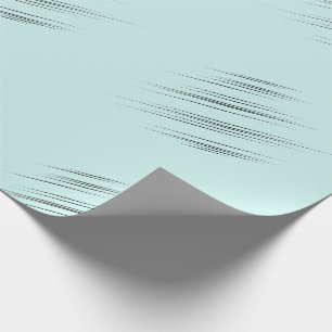 Laid-back Light Blue Modern Wedge-Shaped Strokes Wrapping Paper