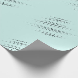 Laid-back Light Blue Modern Wedge-Shaped Strokes Wrapping Paper