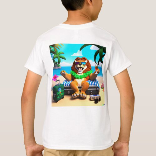 Laid_Back Lions Tropical Getaway T_Shirt