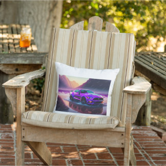 laid back retro pillow