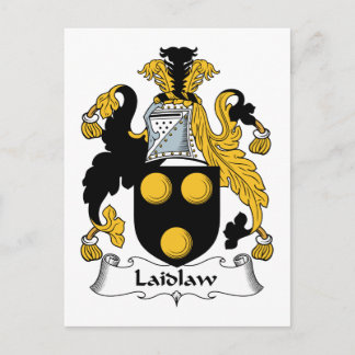Laidlaw Family Crest Postcard