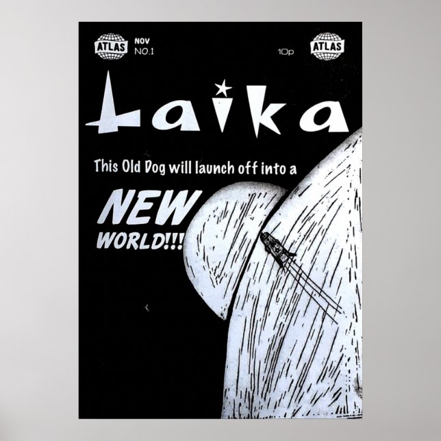 Laika comic cover poster (Front)
