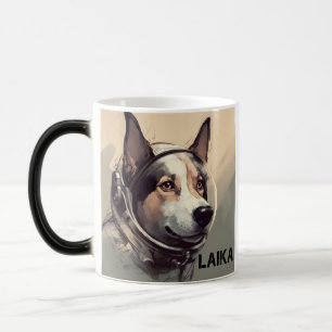 Laika, First Dog In Space Color Morph Mug